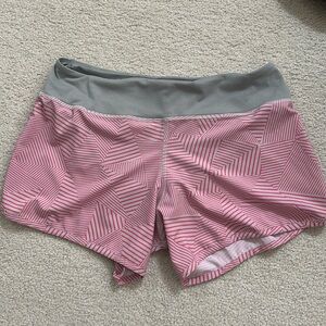 Rabbit Medium gray w/ pink stripes